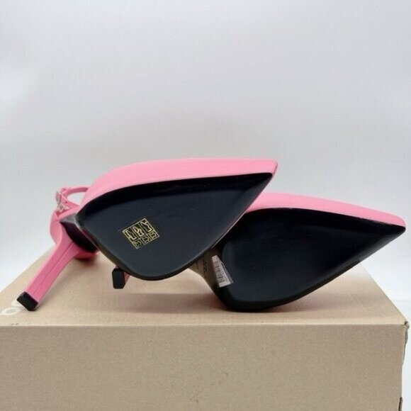 GIVENCHY G-lock LOGO Platform Womens Leather Pump In Bright Pink EU 36.5 $995 - Picture 10 of 13